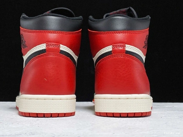 Retro Jordan High 1 OG Toe Bred Air 555088-610 0730